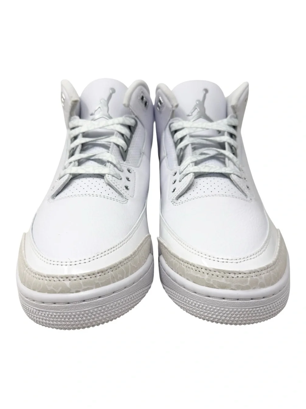 Air Jordan 3 Retro Pure Money CT8532-111 White/Metallic Silver Size 14